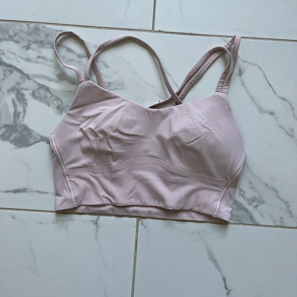 Lululemon Like A Cloud Longline Bra 4 light pink
